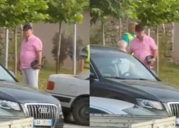 VIDEO/ Nënkryetari i Bashkisë së Tropojës “thyhen” arrestin shtëpiak të caktuar nga GJKKO