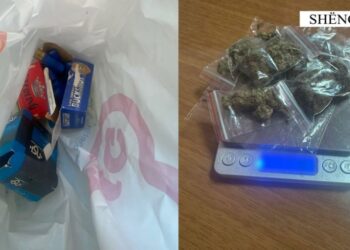 Kapen me kanabis dhe armë në Shëngjin, arrestohet 22-vjeçari dhe procedohet një tjetër