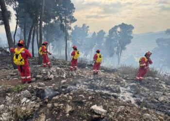Ministria: Zjarri në malin e Krastës në Elbasan vihet nën kontroll