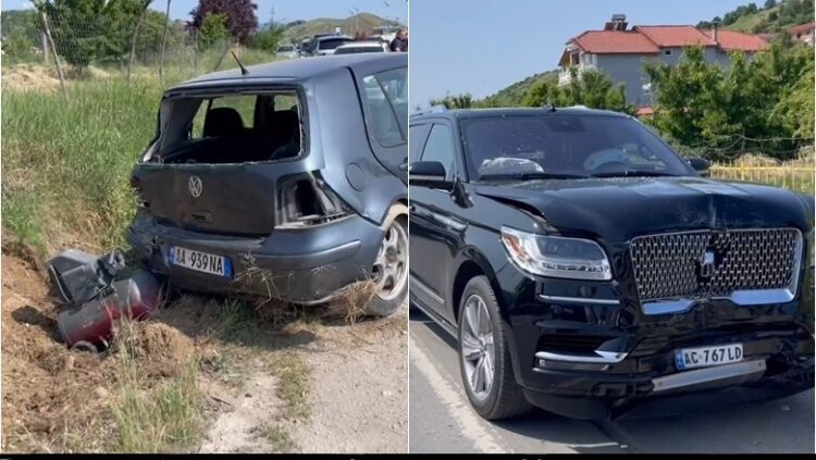 Aksident në Korçë-Maliq, fuoristrada përplaset me veturën, plagoset një person