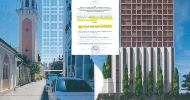 Manisë së kullave në Tiranë nuk i shpëtojnë as religjionet, kullë e re te “Rruga e Kavajës” nga Kisha Ortodokse – Dokumentat