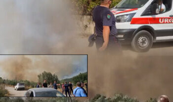 Zjarri në fshatin Senicë/ Pëson djegie në trup shefi i komisariatit, një tjetër efektiv asfiksohet