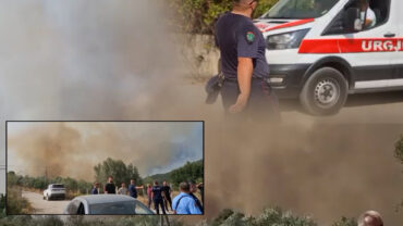 Zjarri në fshatin Senicë/ Pëson djegie në trup shefi i komisariatit, një tjetër efektiv asfiksohet