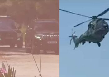 Rama shkon në Vlorë me helikopter ushtarak, eskorta e shoqëron drejt vilës qeveritare