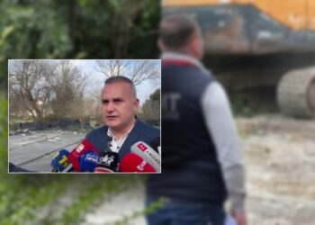 Kërcënim pas prishjeve në Theth, kreut të IKMT Shkodër i vendosin kurorë me lule në derën e prindërve