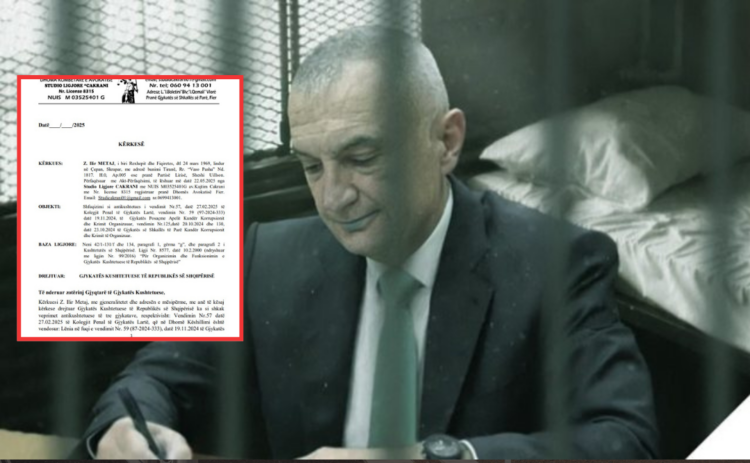 Meta kërkon lirinë në Kushtetuese: Po mbahem në qeli pa akuzë