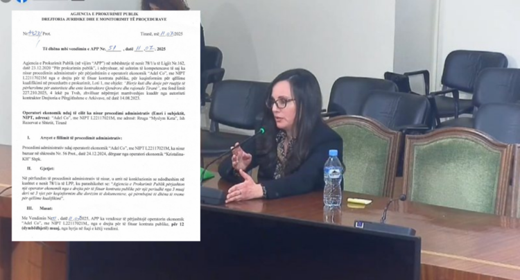 APP përjashton nga tenderat firmën e Arjan Lleshit, drejtoreshë Kashta vendos pas KPP-së dhe Gjykatës