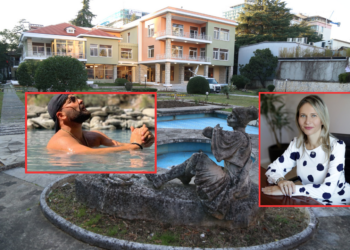 Anuela hedh 2.5 miliardë lekë tek rrugica e Vilës së Enverit tek ish-Blloku, ia xhiron Renido Petritajt