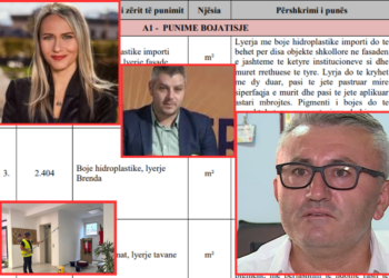 Pazaret e Anuela Ristanit dhe ankesat e Fiqiri Allmuçës lënë pa lyer shkollat, pezullohet tenderi 541 MLN lekë