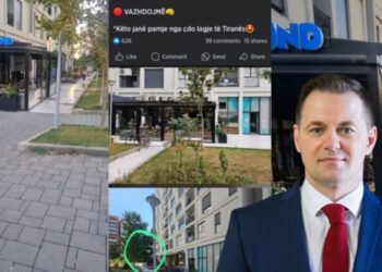 “Po lirojmë hapësirat publike“ bërtet Rama, por tendat e lokalit të vëllezërve Gazheli askush nuk guxon t’i prekë