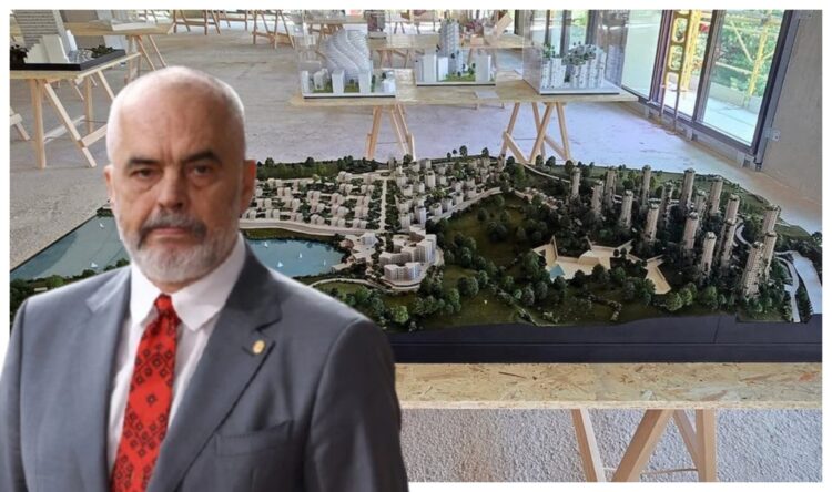 Marrëzia që nuk njeh kufi! Rama ‘ngul’ edhe 17 kulla 30 katëshe në liqenin e Farkës