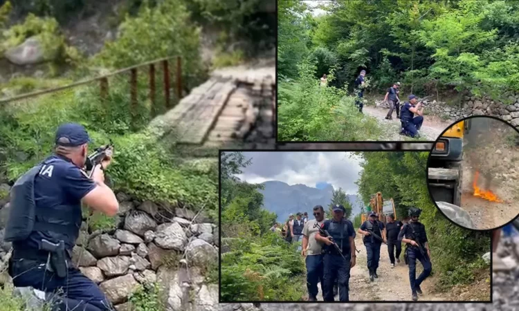Kaos në Theth, policët me armë në dorë ndjekin protestuesit (FOTO+VIDEO)