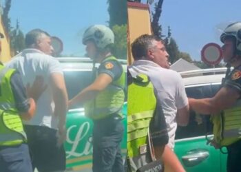 VIDEO – Taksisti i Lux bën “cubin” me Policinë, nuk i bindet urdhërit