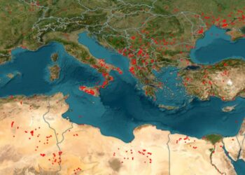 Sateliti i NASA-s zbulon vatrat e zjarrit në Mesdhe, Shqipëria një ndër më të prekurat