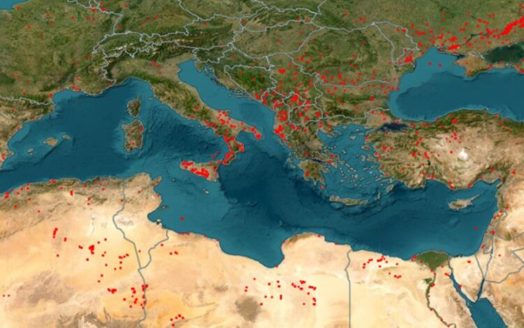 Sateliti i NASA-s zbulon vatrat e zjarrit në Mesdhe, Shqipëria një ndër më të prekurat