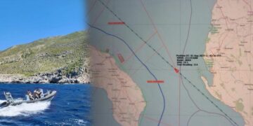 Ka rënë në det nga trageti, forcat shqiptare në operacion kërkimi prej 2 ditësh për pasagjerin e linjës Korfuz-Itali