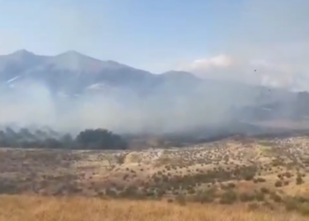 Zjarr në Selenicë, rrezikohen banesat