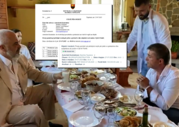 Biznesmeni që u tejmbushi tryezën me mish Ramës dhe Tërmetit fiton tenderin për të prerë pemët në Ujin e Ftohtë