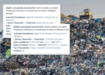 Agjencia e Mbetjeve, 1.6 mln euro për të dizenjuar zonat e mbetjeve në Fier dhe Elbasan
