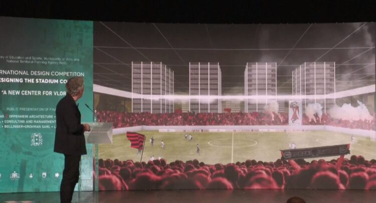 Stadiumit të Vlorës i shtohen 6 kulla/ Rama ndryshon projektin e belgëve, mbin një ‘përbindësh’ 40 kate