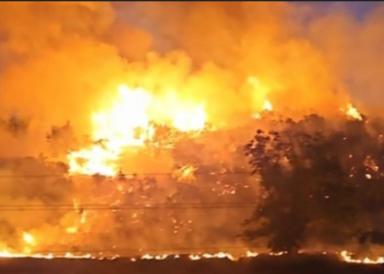 Vlorë/ Dy vatra të mëdha zjarri përfshijnë fshatin Kuç