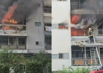 Tiranë/ Zjarr në Astir, apartamenti përfshihet nga flakët
