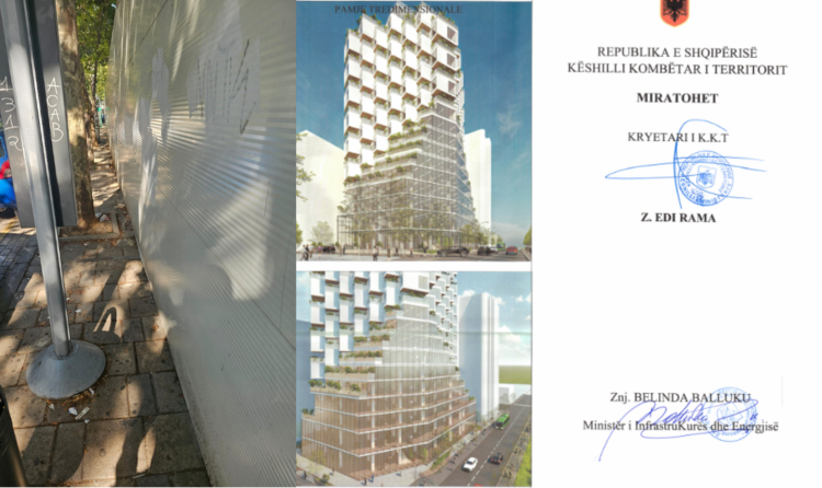 Përbindëshi me firmën e Edi Ramës zhduk trotuarin dhe mbyll hyrjen e parkimeve nëntokësore