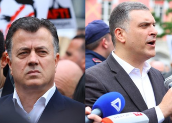 Gati për aksionin opozitar, Noka dhe Blushi takohen në selinë blu mbi strategjinë