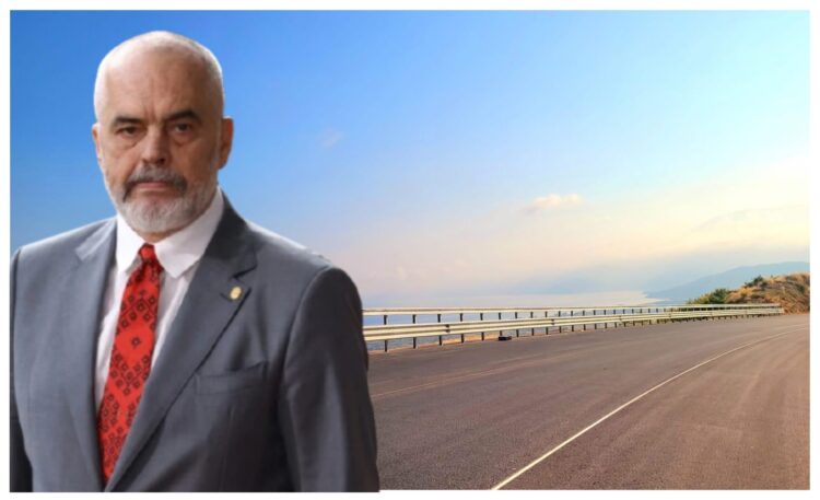 E nisi Berisha, pas 15 vitesh Rama mburret me asfaltin e rrugës ende papërfunduar Qukës-Qafë Plloçë