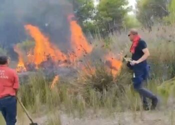 Vatra e zjarrit në Akërni të Vlorës ende aktive