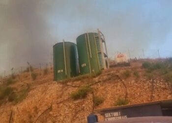 Flakët në Delvinë dalin jashtë kontrollit, arrijnë afër puseve të naftës! Zjarri po ‘zbret’ në lagjen ‘Llakë’ të qytetit