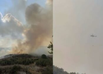 Finiq/ Vatër e re zjarri mes Dërmishit dhe Rumanxës, rrezikohen banesat