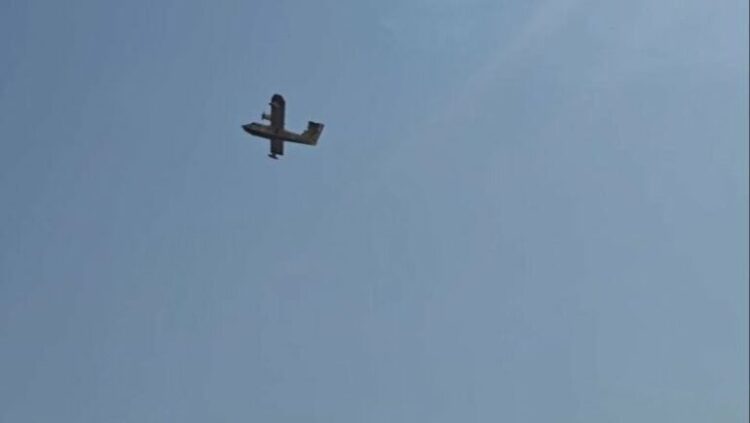 Zjarri në Delvinë, më në fund shfaqet një avion ‘Canadair’