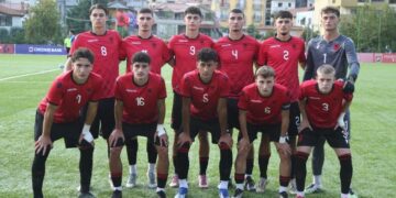 Ditë e keqe për kuqezinjtë U19, Moldavia mposht 0-1 Shqipërinë në Tiranë