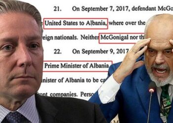 Departamenti Amerikan i Drejtësisë publikon hetimin për McGonigal, takimet e fshehta me Ramën