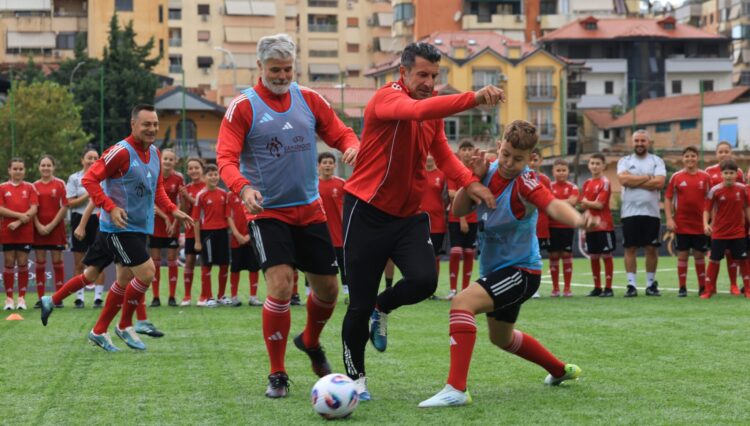 Festivali i futbollit/ Luis Figo, Aljoša Asanović & Jahmir Hyka vlerësojnë eventin & punën e FSHF