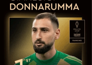 Gianluigi Donnarumma, portieri më i mirë, fiton “Trofeun Yashin 2025’