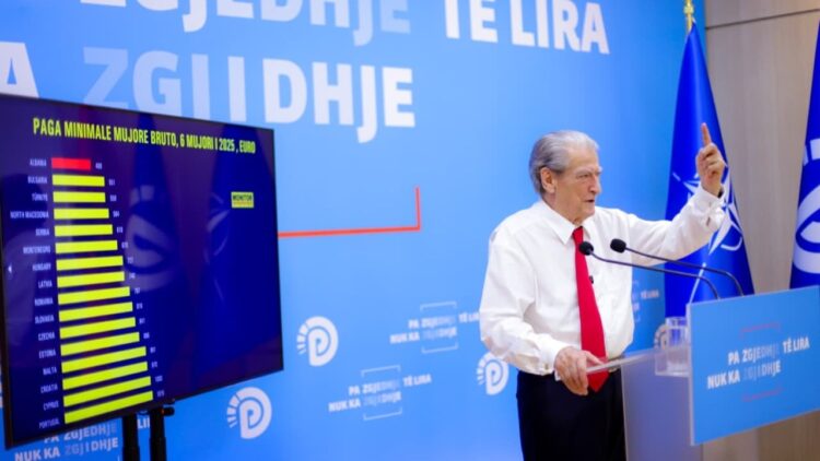 Berisha: Pensionet do ngrihen deri 600 lekë, ndërsa Rama i caktoi pension vetes 4 mijë Euro