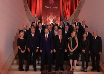 Darka zyrtare e KE-së së UEFA-s në Tiranë/ Ceferin: Futbolli shqiptar është zhvilluar. Duka: Gati të presim finalen e Superkupës së Europës