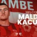 Pas debutimit me Kombëtaren, Maldini Kacurri firmos për Morecambe FC