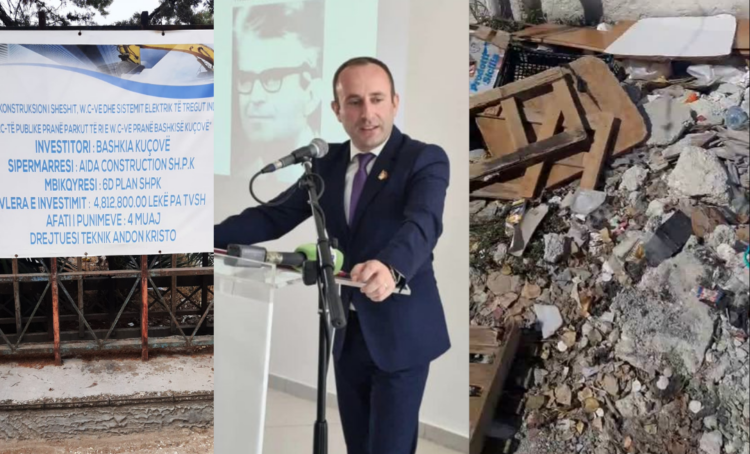 Kuçova kutërbon, Kreshnik Hajdari i ndan paratë e tenderit të WC-ve me Andon Kriston, ndërtuesin mashtrues