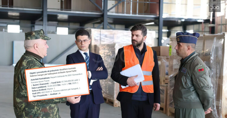 Hangari i helikopterëve në Farkë i përuruar disa herë, “përpin” edhe 500 mijë euro shtesë