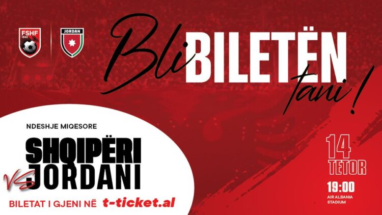 Ndeshja e radhës e Kombëtares në “Air Albania”, FSHF nxjerr në shitje biletat
