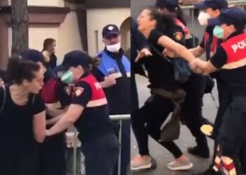 E tërhoqën zvarrë para Teatrit kombëtar, Silva Caka pranon të bëhet shefe e policëve që e dhunuan