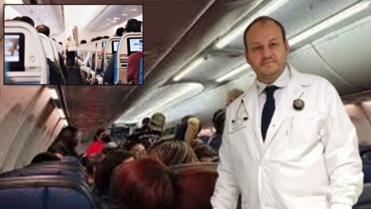 Heroizmi i mjeku shqiptar, i jep ndihmën e parë pasagjerit në avionin Tiranë-Londër