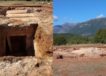 Zbulohet një varr antik i shekullit të III në Bulqizë, brenda gjenden sende personale