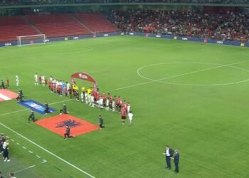 Shqipëria hidhet në sulm minutat e para në ndeshjen ndaj Letonisë