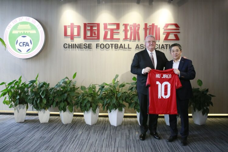 Presidenti Duka zhvillon vizitë zyrtare në Federatën Kineze të Futbollit: Hapa të rinj bashkëpunimi