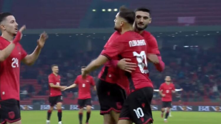 Supergol i Hoxhës, i bashkohet Bajrami kuqezinjtë thellojnë diferencën (VIDEO