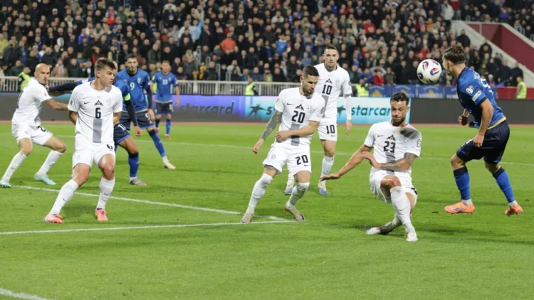 Kosova ndan me Slloveninë nga një pikë, mbetet e dyta në grup